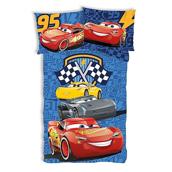 Disney Bettwäsche Disney Cars Track Stars günstig online kaufen