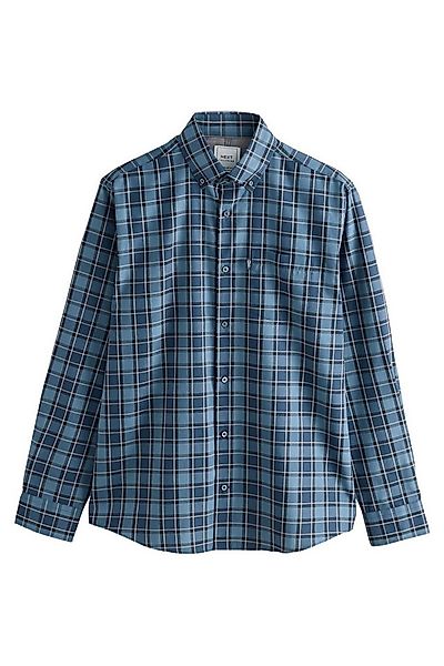 Next Langarmhemd Bügelleichtes Regular Fit Oxford-Button-down-Hemd (1-tlg) günstig online kaufen
