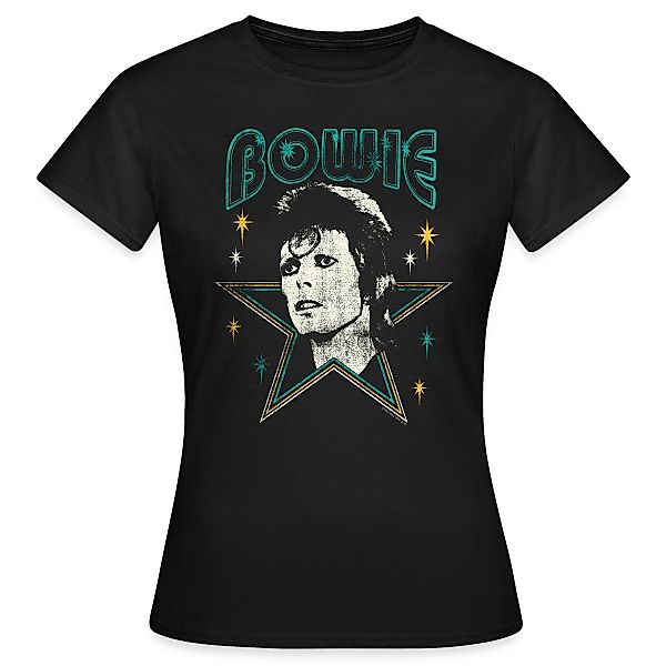 Spreadshirt T-Shirt David Bowie Schriftzug Mit günstig online kaufen