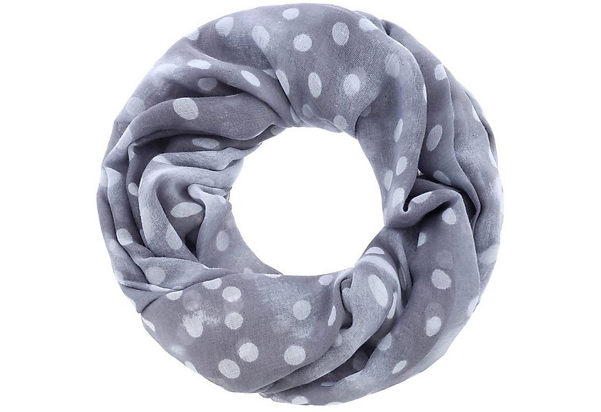 Faera Loop, Damen Schal Punkte Farbverlauf weich und leicht Damen Loop Rund günstig online kaufen