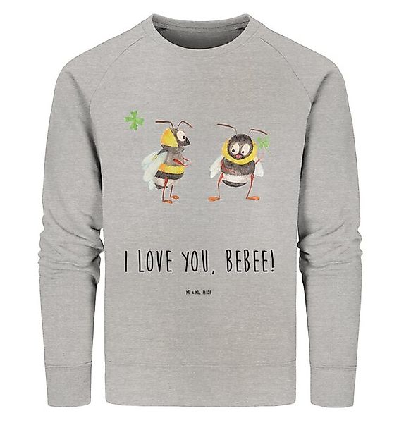Mr. & Mrs. Panda Longpullover Bienen Paar Größe XXL - Heather Grey - Gesche günstig online kaufen