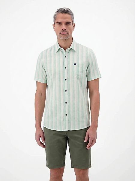 LERROS Kurzarmhemd "Kurzarmhemd gestreift und atmungsaktiv" günstig online kaufen