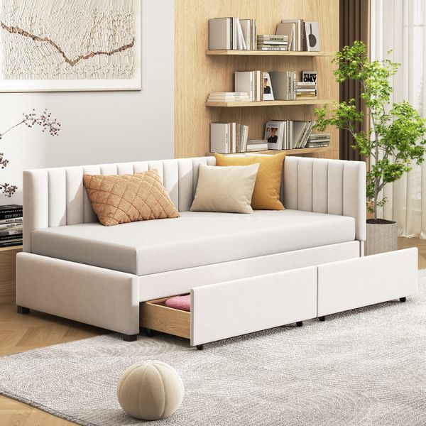 BlingBin Polsterbett Schlafsofa Einzelbett Multifunktionsbett (Daybed, günstig online kaufen