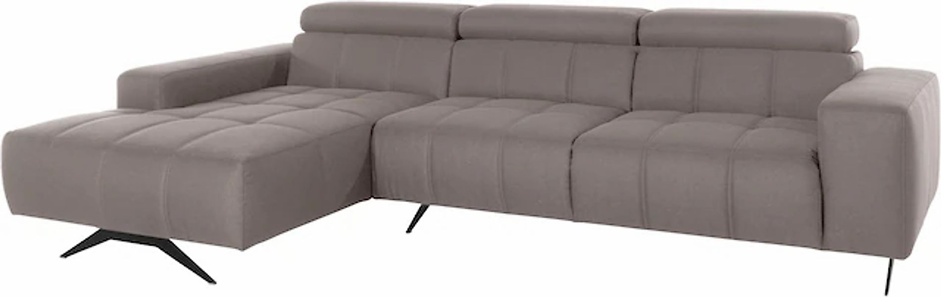 DOMO collection Ecksofa "Trento L-Form, mit Kufenfuß oder Einzelfuß", wahlw günstig online kaufen