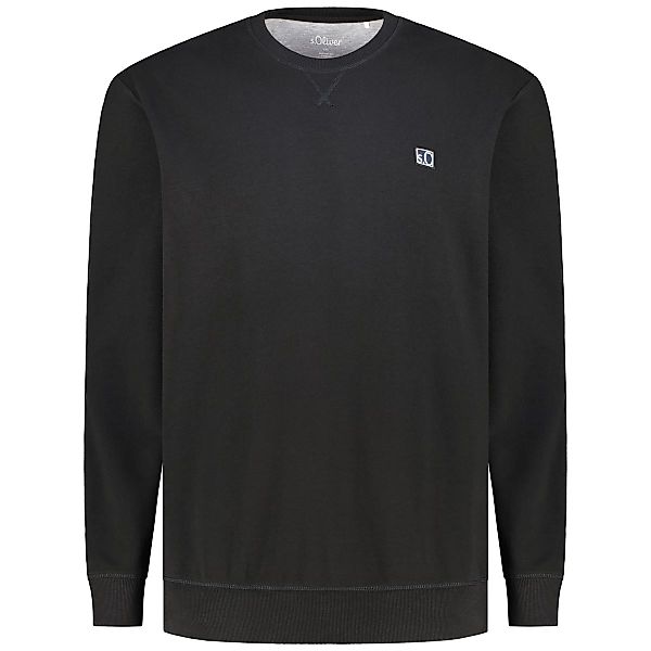s.Oliver Sweatshirt aus Baumwollmischung Farbe schwarz Größe: 5XL günstig online kaufen
