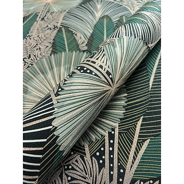 Newroom Vliestapete Aletta Green Dschungel Modern günstig online kaufen