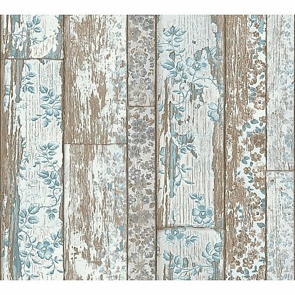 Bricoflor Vintage Tapete in Holzoptik Vliestapete mit Holzbretter Design im günstig online kaufen