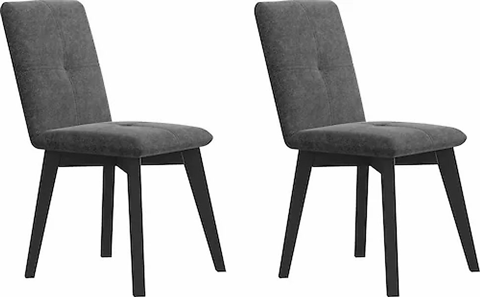 Home affaire 4-Fußstuhl »Vita«, (Set), 2 St., Microfaser, mit verschiedenen günstig online kaufen