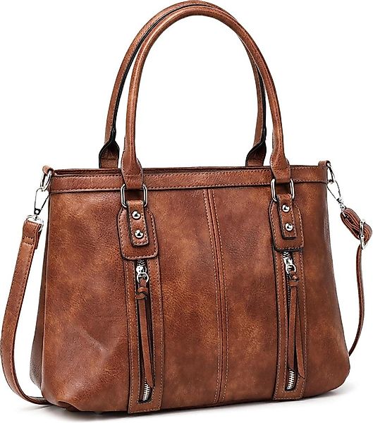 LuxusKollektion Henkeltasche Große Damen Henkeltasche Leder günstig online kaufen