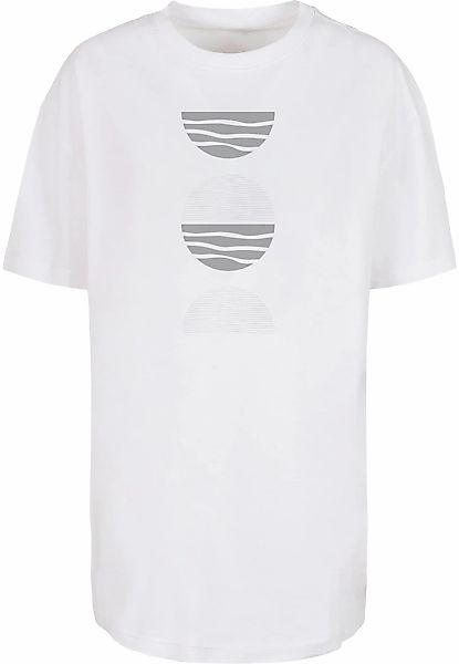 Merchcode T-Shirt "Merchcode Ladies Abstract Waves T-Shirt" 1 Stk. tlg. günstig online kaufen