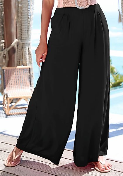 Buffalo Palazzohose, mit Seitennahttaschen, Sommerhose, Wide-Leg günstig online kaufen