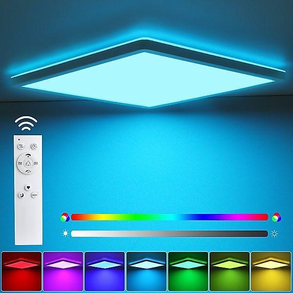 Oraymin Deckenleuchte RGB LED Deckenlampe LED günstig online kaufen