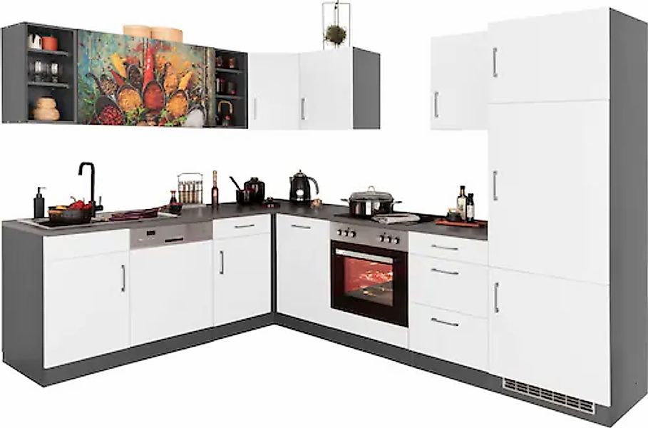 KOCHSTATION Winkelküche "KS-Paris", ohne E-Geräte, Stellbreite 220/280 cm günstig online kaufen