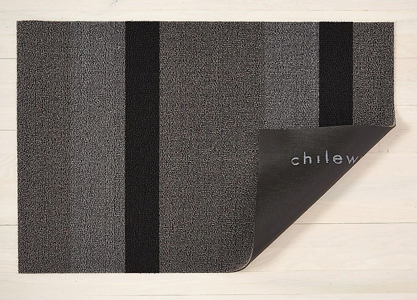 Chilewich Fußmatte Bold Stripe Silver Black günstig online kaufen