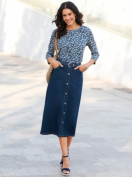 Inspirationen Print-Shirt "Rundhals-Shirt", 1 Stk. günstig online kaufen