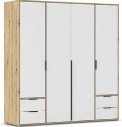 rauch Drehtürenschrank "Kleiderschrank Schrank Garderobe Wäscheschrank NAGA günstig online kaufen