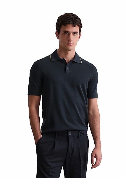 Marc OPolo Poloshirt "DFB Travel Collection" aus Strick, aus reiner Bio-Bau günstig online kaufen