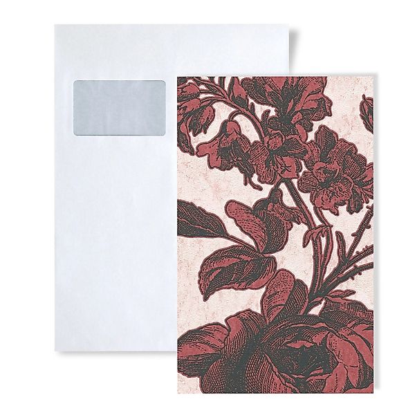 PROFHOME 1 MUSTERSTÜCK S-387004-GU DIN A4 MUSTER der Toile De Jouy Tapete günstig online kaufen