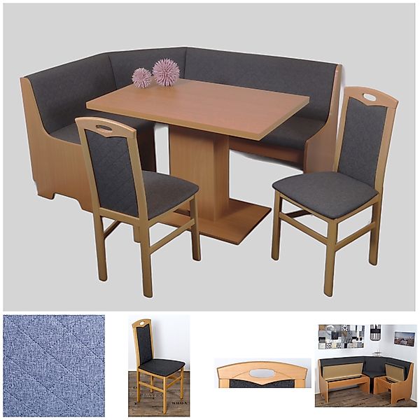 Stolebaenk Eckbankgruppe Bremen Buche OLNIPIK, (Eckbankgruppe, günstig online kaufen