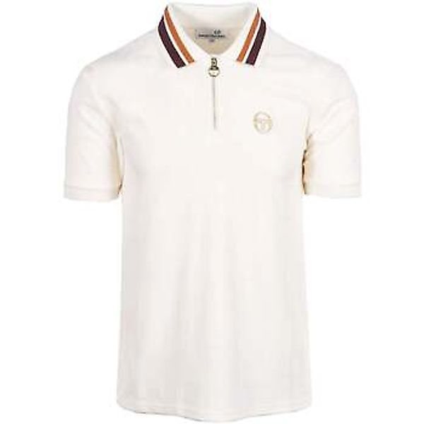 Sergio Tacchini  Poloshirt Mahony Velour Zip Polo Shirt Gardenia/Gold günstig online kaufen