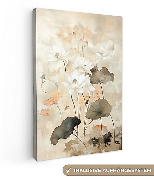 OneMillionCanvasses® Leinwandbild Blumen - Japandi - Wabi sabi, Fotodruck ( günstig online kaufen