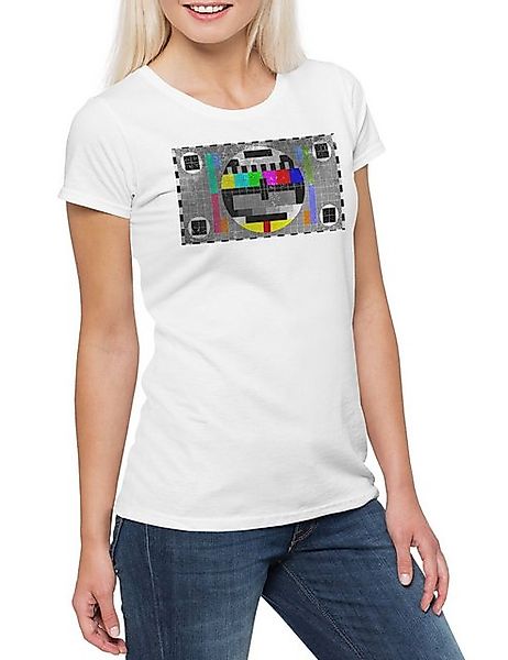 Urban Backwoods Print-Shirt Test Picture Vintage II Damen T-Shirt Testbild günstig online kaufen