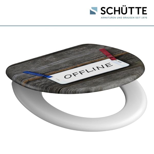Schütte WC-Sitz Offline, Duroplast, mit Absenkautomatik günstig online kaufen