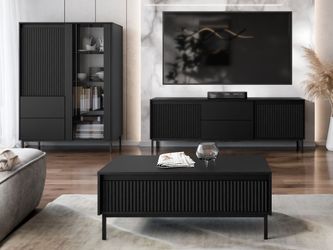 MIRJAN24 Wohnzimmer-Set Ozmi V, (Vitrine, TV-Lowboard, günstig online kaufen