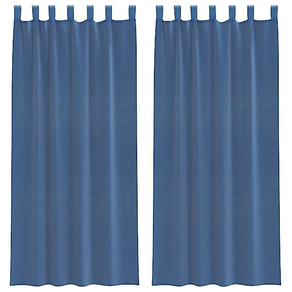 vidaXL Vorhang Voile Vorhänge mit Stangentaschen günstig online kaufen