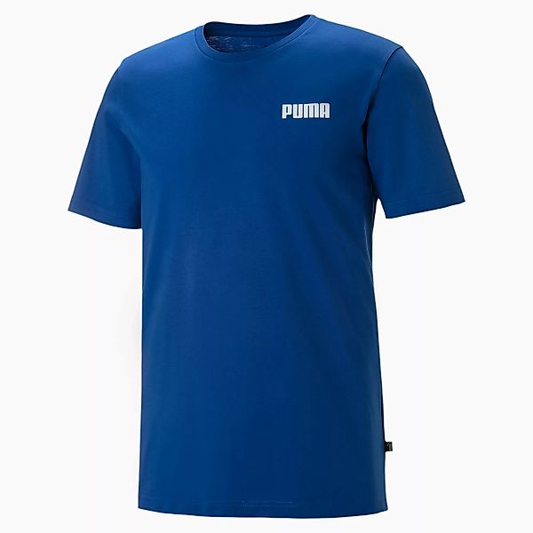 PUMA Essentials Small Logo Herren T-Shirt | Mit Aucun | Blau | Größe: M günstig online kaufen