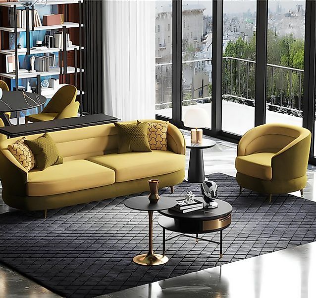 Xlmoebel Sofa Entspannungs-Sitzmöbel Design Schlafcouch Lounge Sofas Stoffs günstig online kaufen