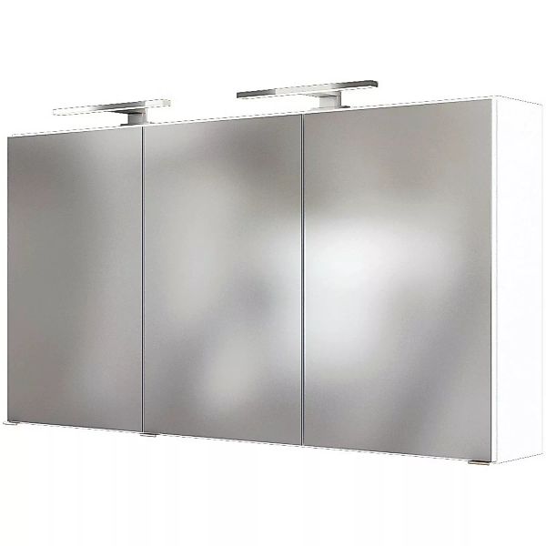 Held Spiegelschrank Verona Weiß 120 cm mit Softclose Türen günstig online kaufen