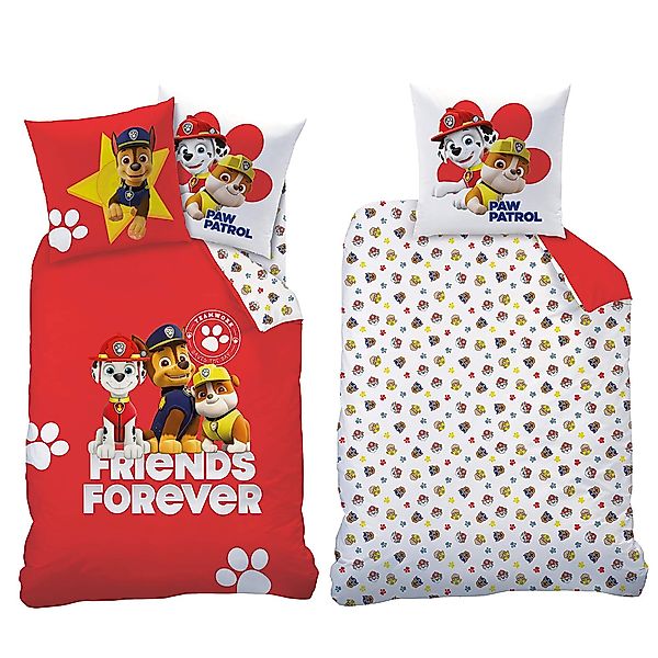BERONAGE Kinderbettwäsche Paw Patrol Bettwäsche Trio günstig online kaufen