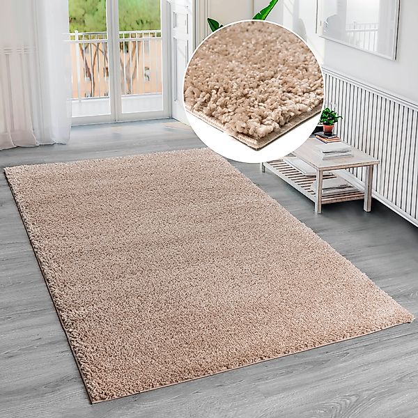 Bruno Banani Hochflor-Teppich Shaggy Soft, rechteckig, günstig online kaufen