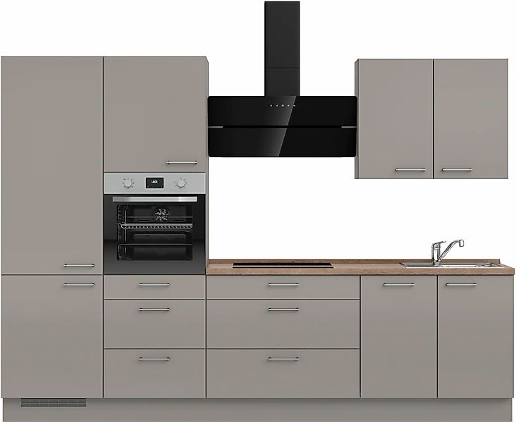 nobilia Küchenzeile ""Laser II", Ausrichtung wählbar, Breite 300 cm" vormon günstig online kaufen