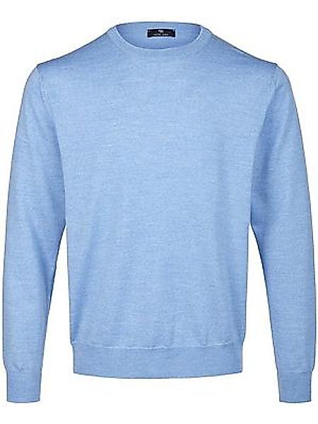 Rundhals-Pullover Peter Hahn blau günstig online kaufen