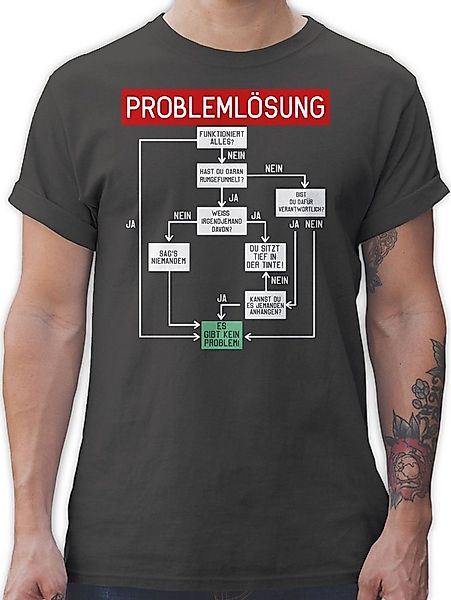 Shirtracer T-Shirt Problemlösung Sprüche Statement mit Spruch günstig online kaufen
