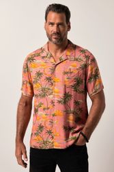 JP1880 Kurzarmhemd JP1880 Viskose-Hemd Halbarm Cuba-Kragen günstig online kaufen