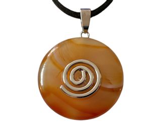 Steinfixx® Lange Kette echter Edelsteindonut 30 günstig online kaufen