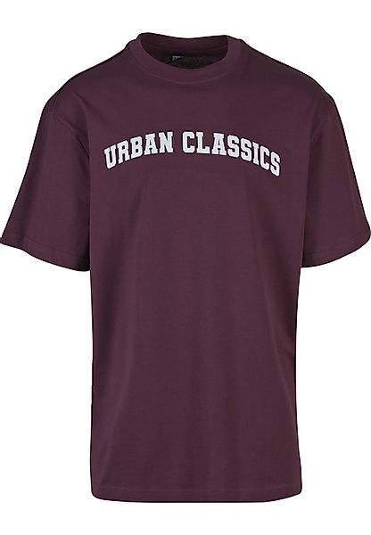 URBAN CLASSICS T-Shirt "Urban Classics UC College Logo Tall Tee" 1 Stk. günstig online kaufen