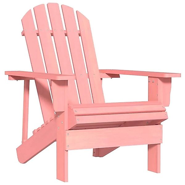 vidaXL Adirondack-Gartenstuhl Massivholz Tanne Rosa 315877 günstig online kaufen