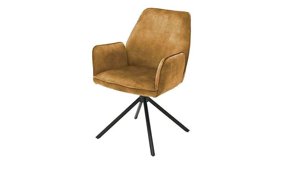 uno Esszimmerstuhl  drehbar Ramina ¦ gelb ¦ Maße (cm): B: 60 H: 89 T: 64.0 günstig online kaufen