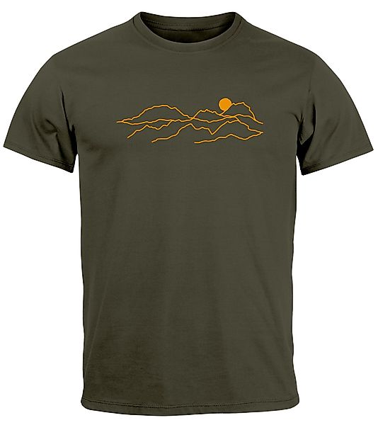 Neverless Print-Shirt Herren T-Shirt Fashion Printshirt günstig online kaufen