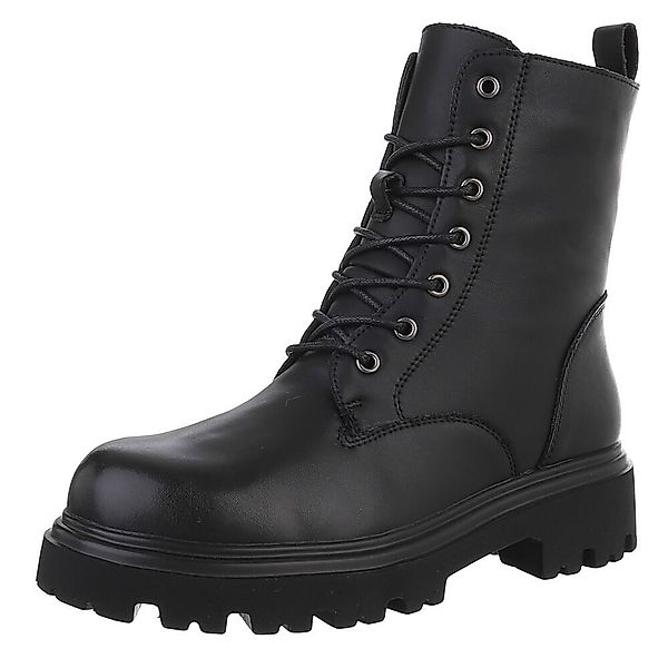 Ital-Design Robuste Lederstiefel für Damen mit günstig online kaufen