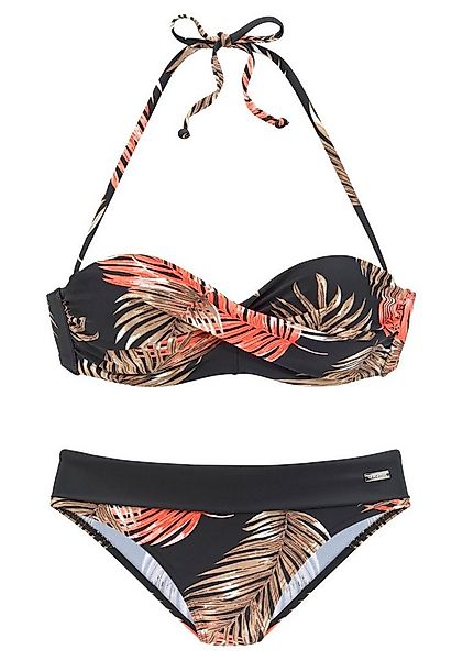 LASCANA Bügel-Bandeau-Bikini mit abnehmbare Träger günstig online kaufen