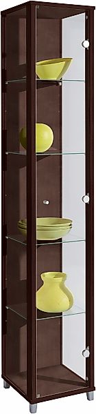 fif möbel Vitrine "OPTIMA Höhe ca. 172 cm", Standvitrine/Glasvitrine 1x Gla günstig online kaufen