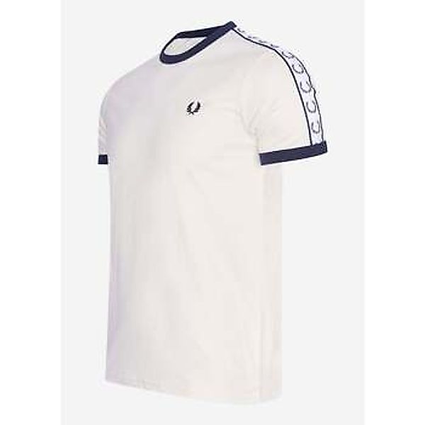 Fred Perry  T-Shirts & Poloshirts Taped ringer t-shirt - snow white günstig online kaufen