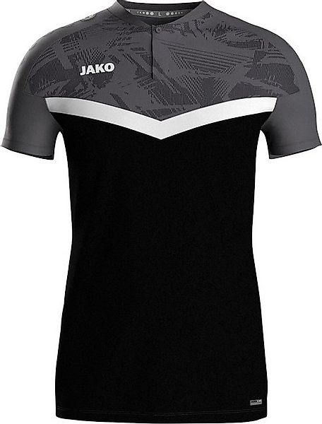 Jako T-Shirt Polo Iconic SCHWARZ/ANTHRAZIT günstig online kaufen