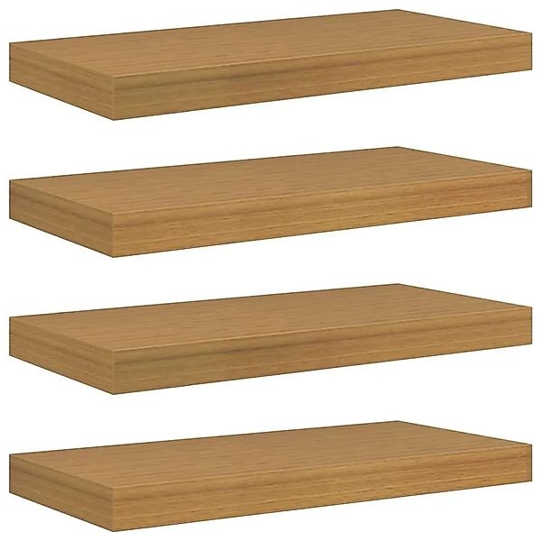 vidaXL Wandregal 4 Stk Beige 50 x 23,5 x 4 cm Holzwerkstoff 42019988 günstig online kaufen