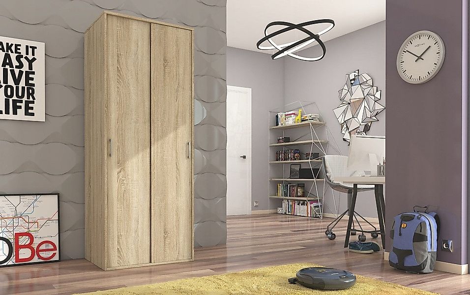 Home Collective Kleiderschrank mit Schiebetüren, mit günstig online kaufen